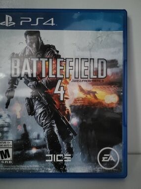 EA Battlefield 4 (PS4) - Black & Gray Cover